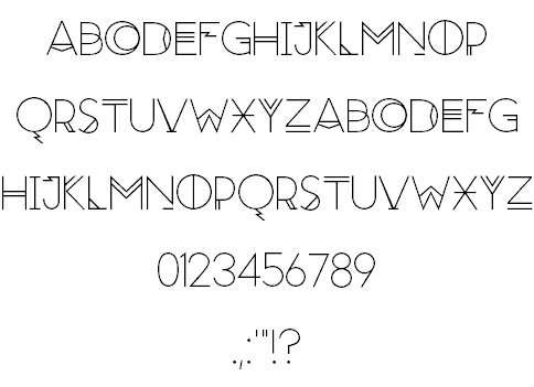 Moonrise font插图3 Moonrise font插图3