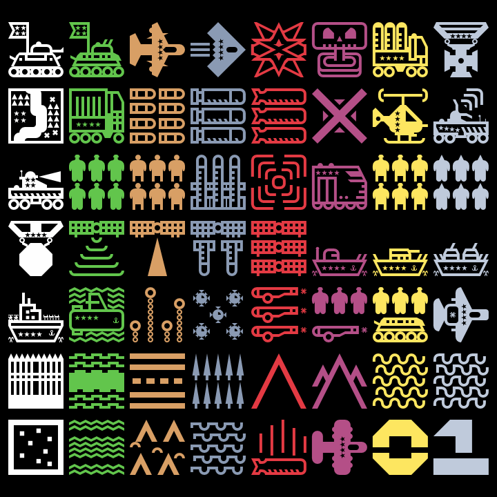 Militaricons font插图 Militaricons font插图