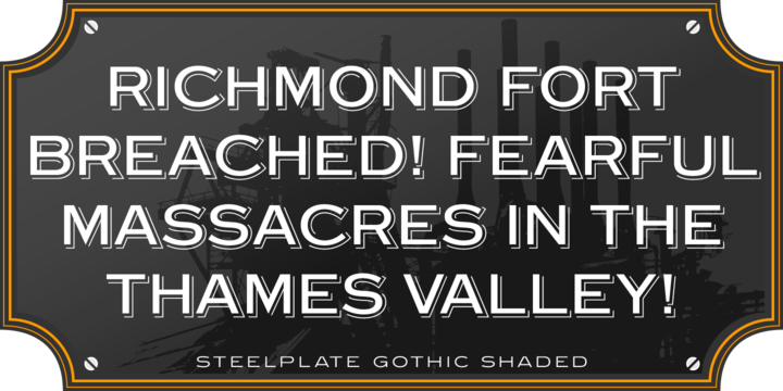 Steelplate Gothic Pro Font Family插图2