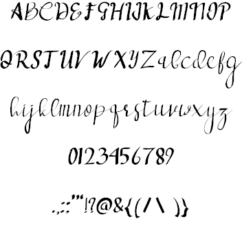 deep blue font插图1