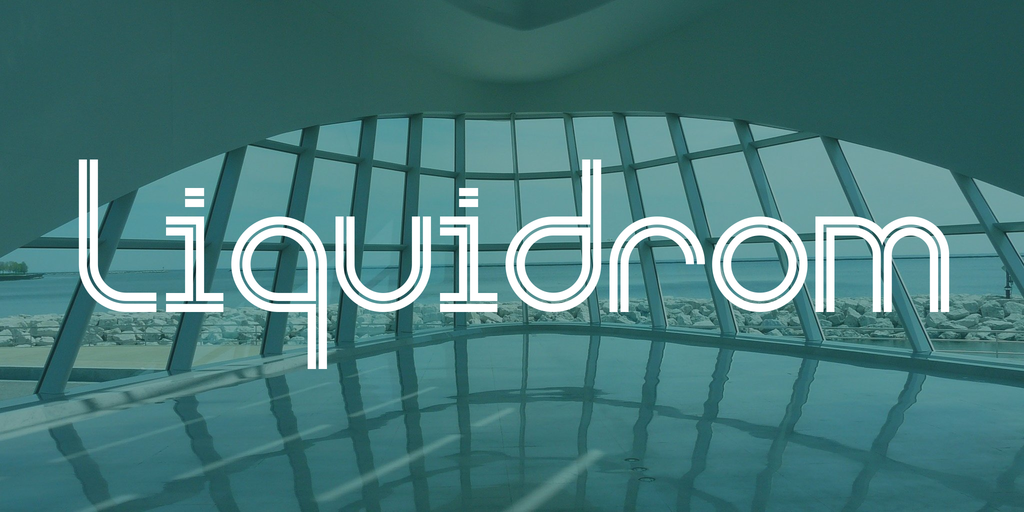 Liquidrom Font Family插图