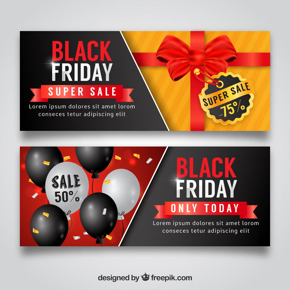 第四弹:30+黑色星期五促销广告物料素材 Black Friday Sales Graphics插图(26)