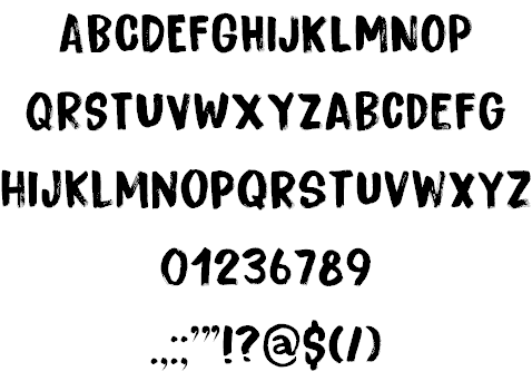 Bitterbrush DEMO font插图1 Bitterbrush DEMO font插图1