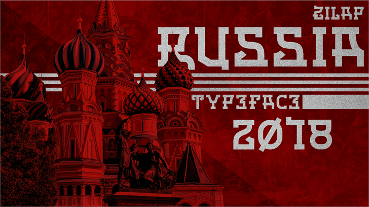 Zilap Russia Personal Use font插图 Zilap Russia Personal Use font插图