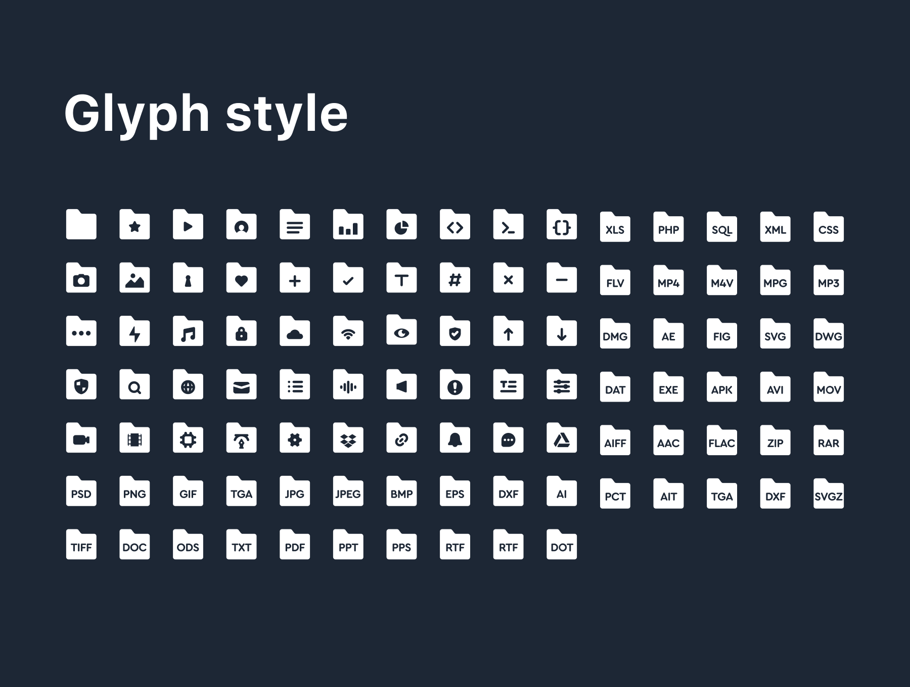 素材库下午茶：Web&App文件夹SVG素材库精选图标素材插图(2)