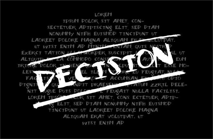 Vtks Decision font插图