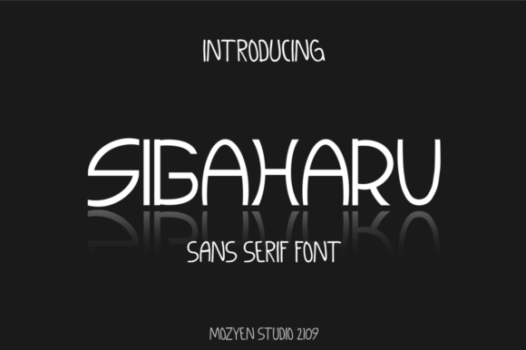 Sigaharu Font插图