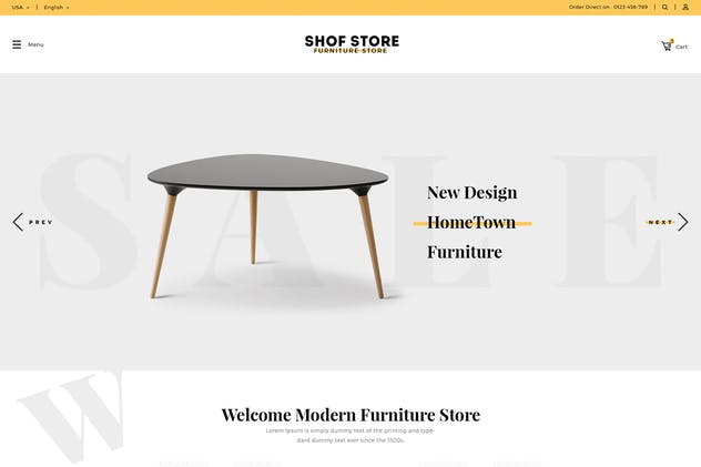 创意家居电商网站HTML模板素材库精选 Shofstore – eCommerce HTML5 template插图(2)