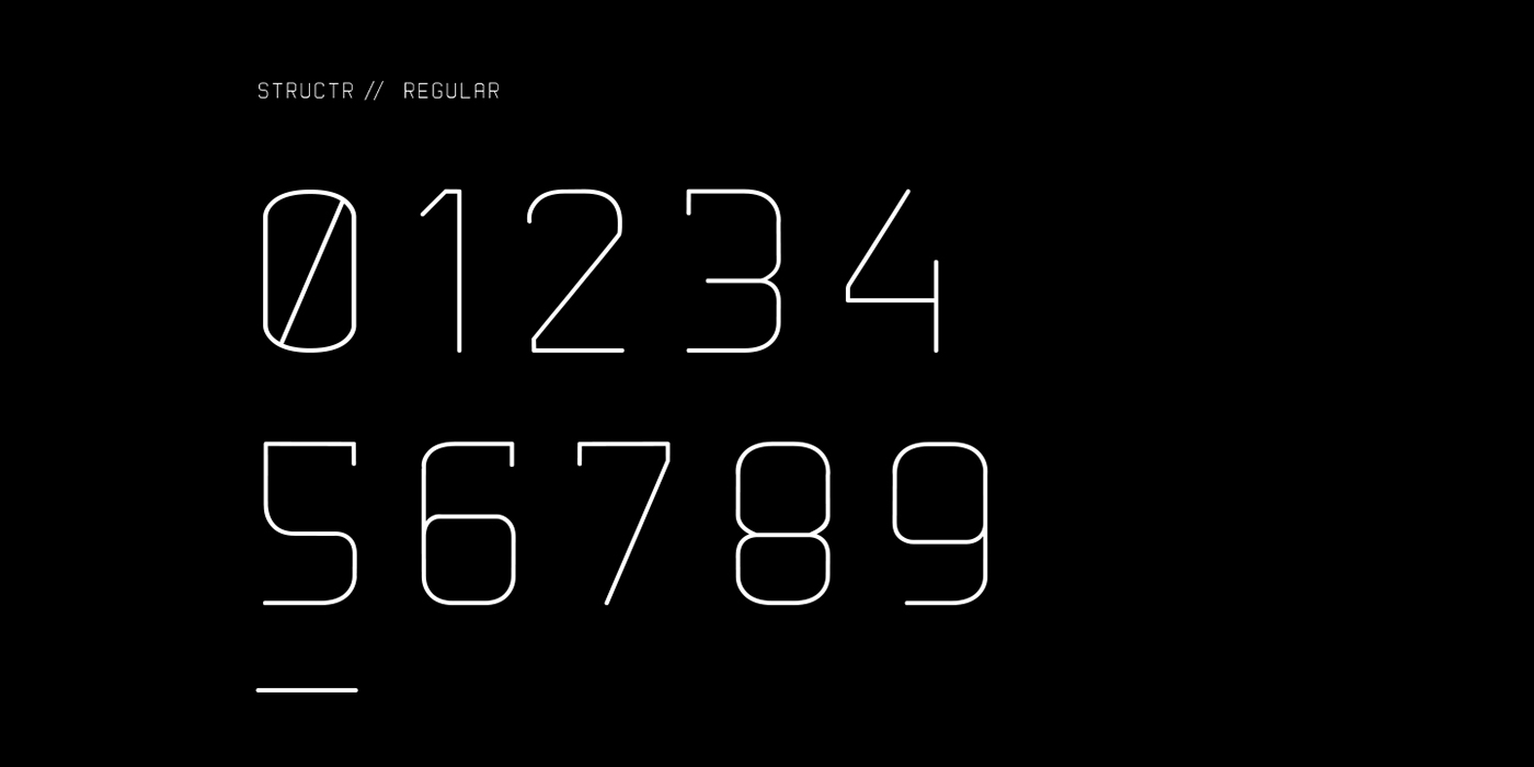 Structr Font Family插图2