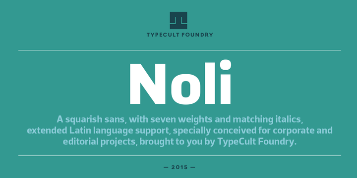 TCF Noli Font Family插图