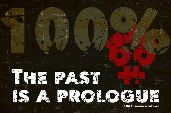 Ordeal Eroded Font插图2