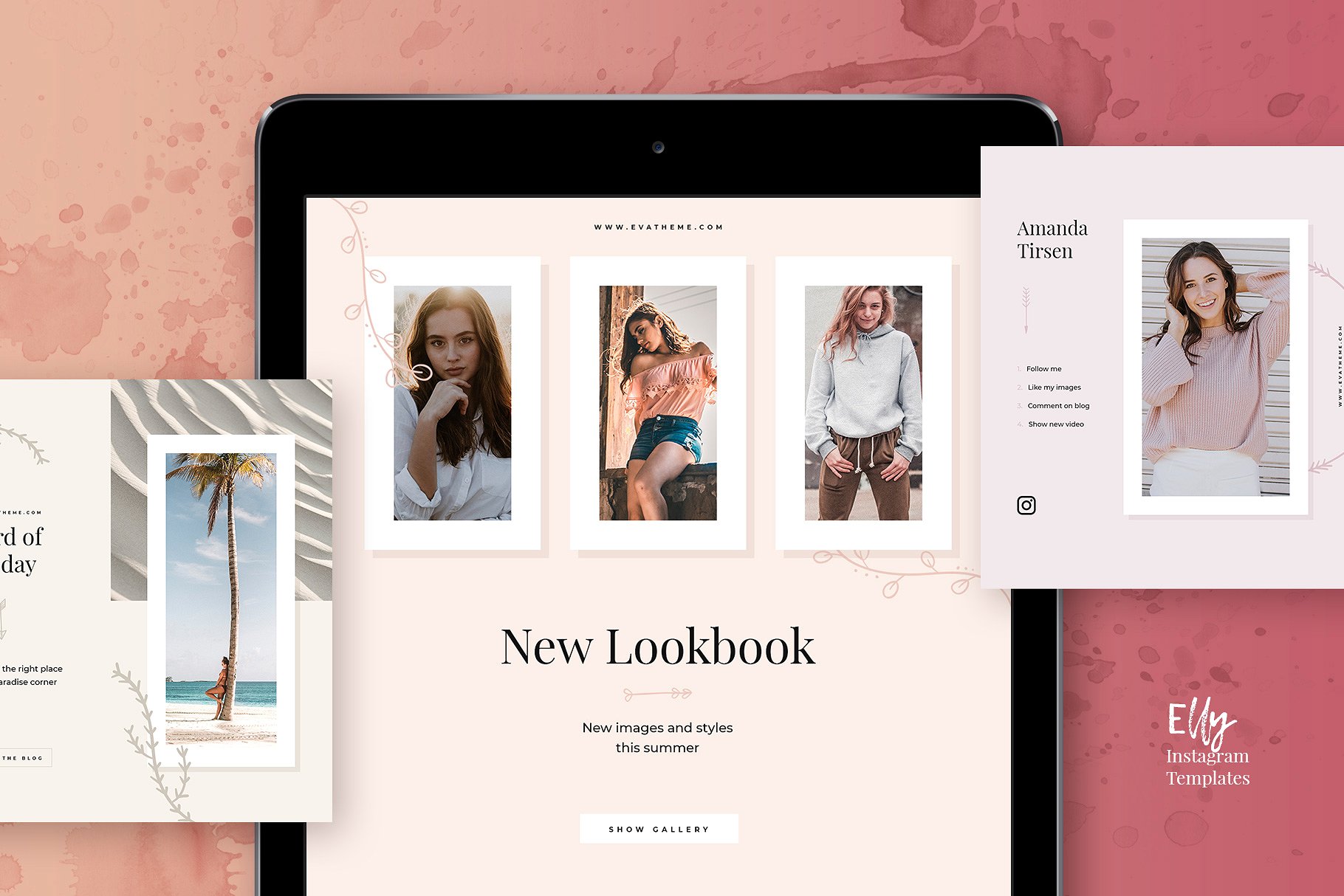 Instagram社交平台创意模板素材库精选合集v2 Elly Instagram Templates Vol.2插图