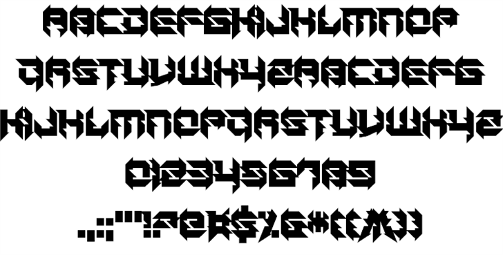 Daughter of a Glitch font插图1 Daughter of a Glitch font插图1