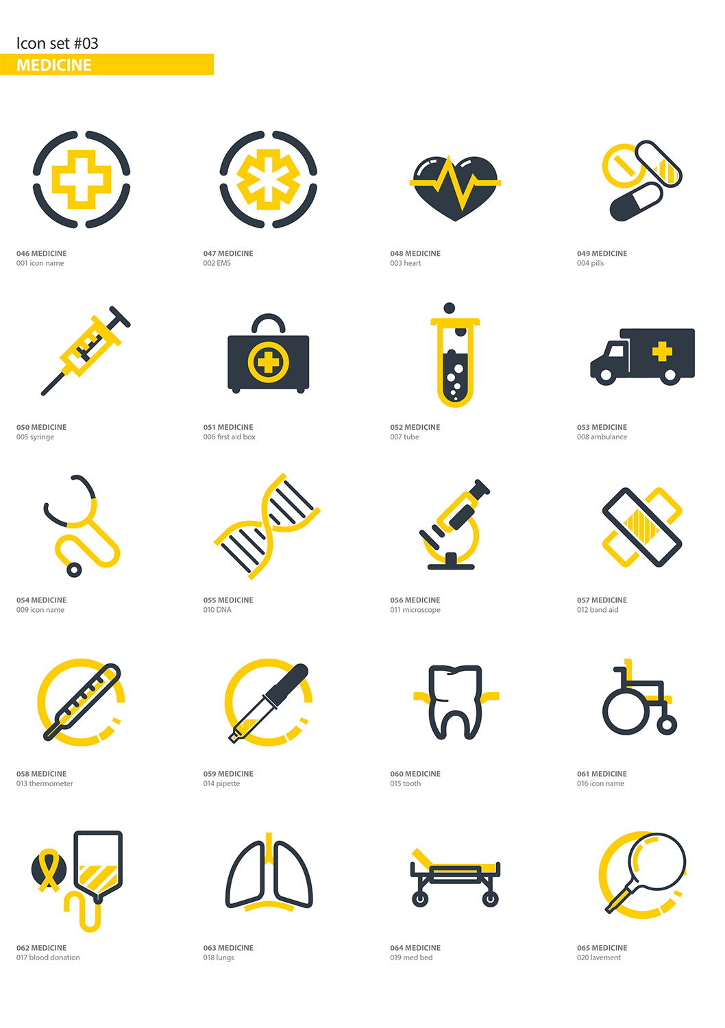 300+多行业分类扁平设计风格矢量图标素材 300+ Flat Icons Package插图(3)