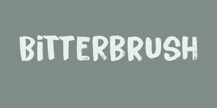 Bitterbrush DEMO font插图 Bitterbrush DEMO font插图