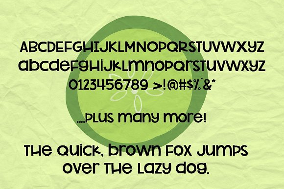 NEW!! Pickleberry Font插图2