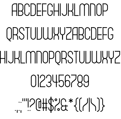 Juxtaposer font插图1