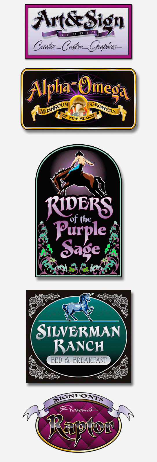 Raptor Font Family插图1