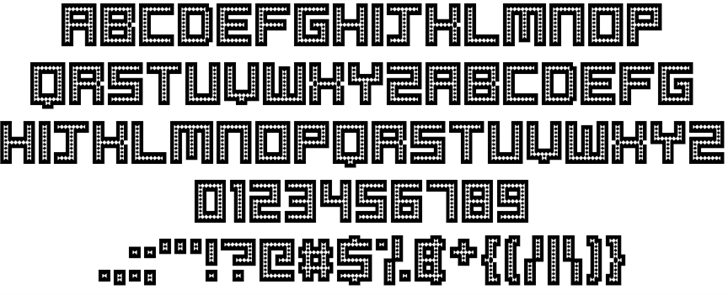 Robotic Harlequin font插图2 Robotic Harlequin font插图2