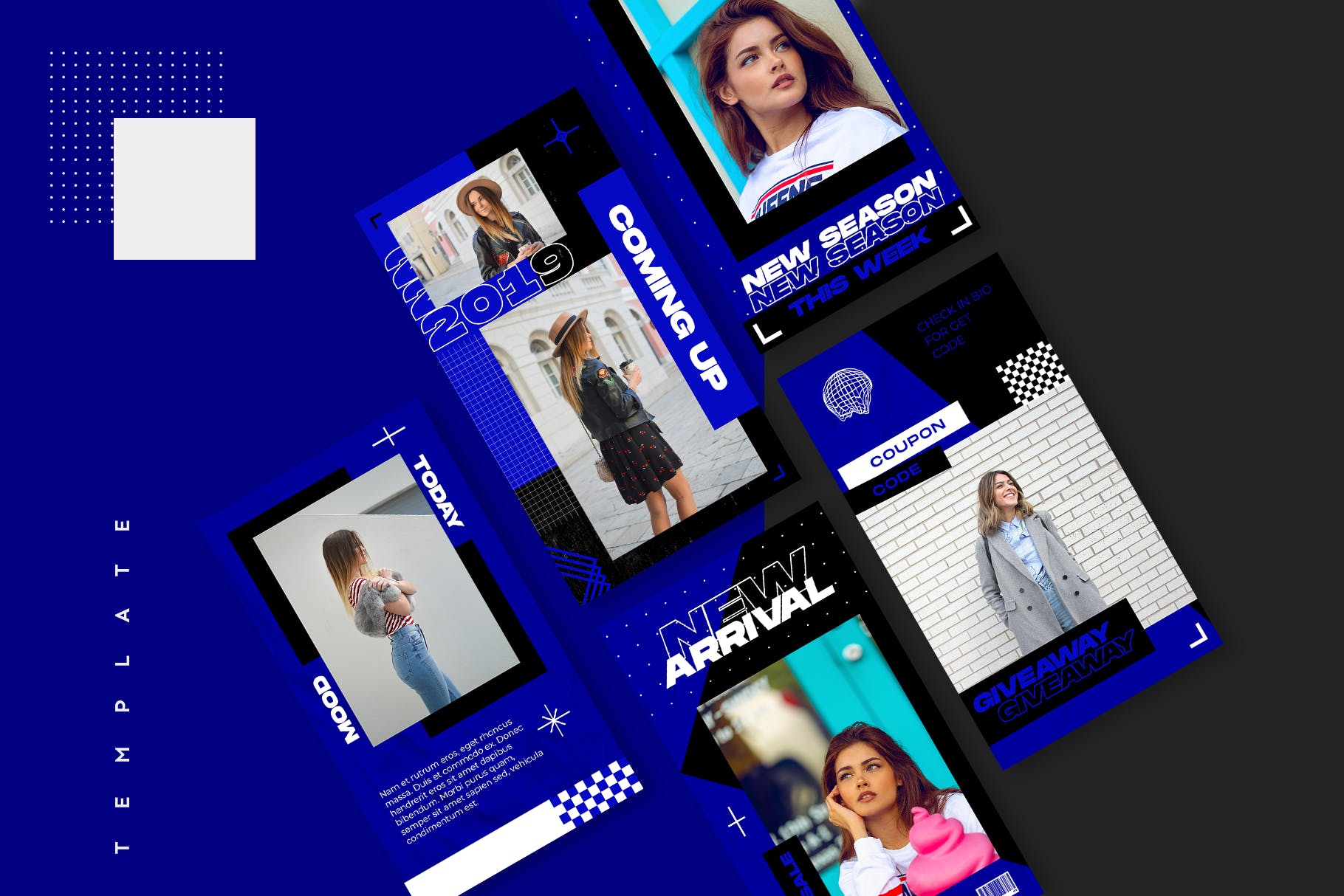 Instagram社交平台新品发布推广设计模板素材库精选 Instagram Story Template插图(3)