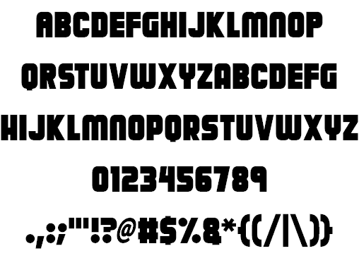 Calamitech font插图1 Calamitech font插图1