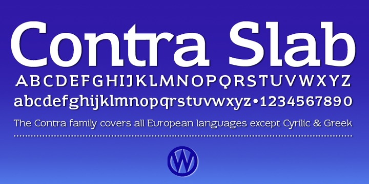 Contra Slab Font Family插图1