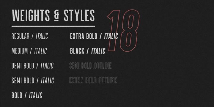 Parkson Font Family插图1