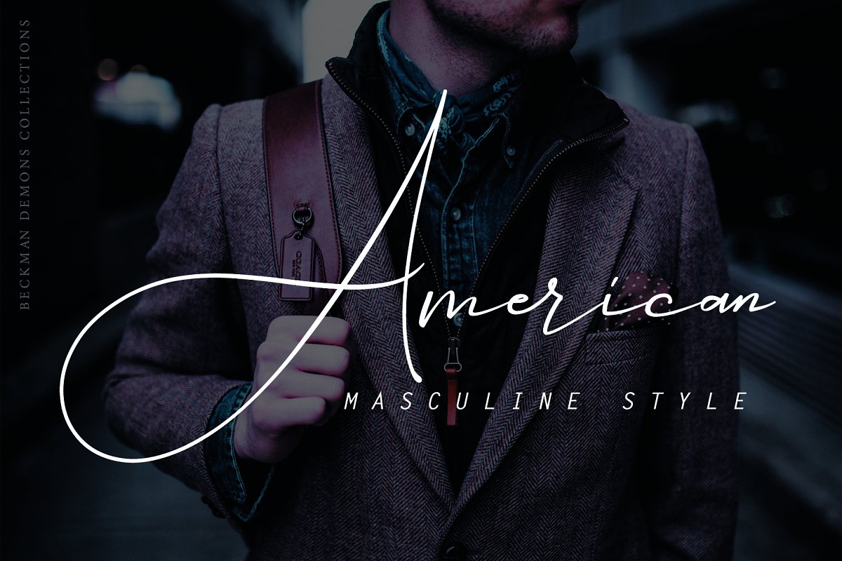 Beckman Demons – Signature Font插图1