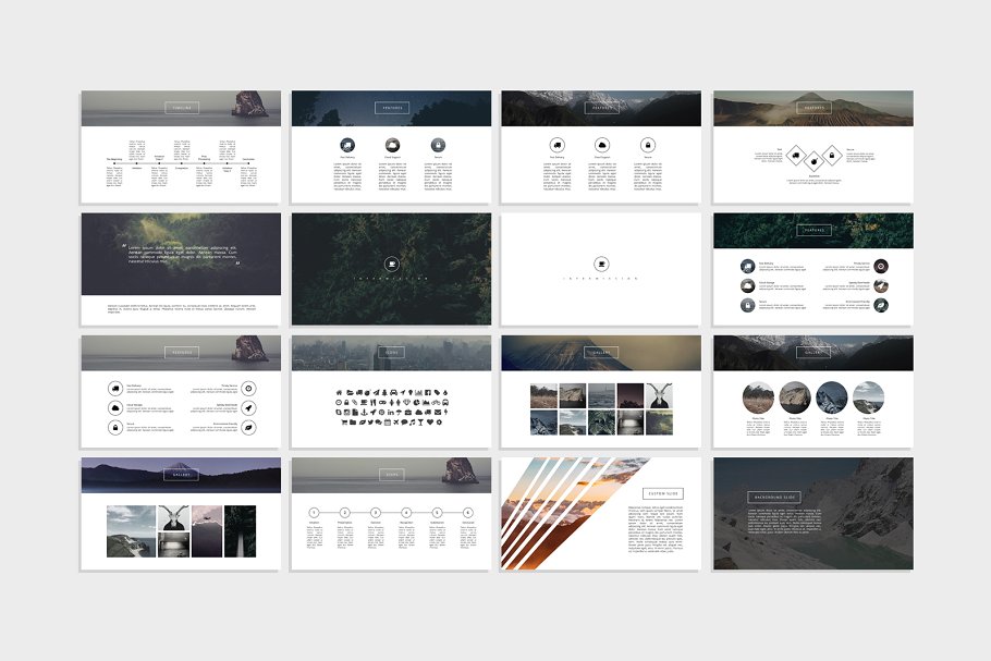 个人、创意项目&学生项目 PPT 幻灯片模板 Grove – Creative Presentation插图(2)