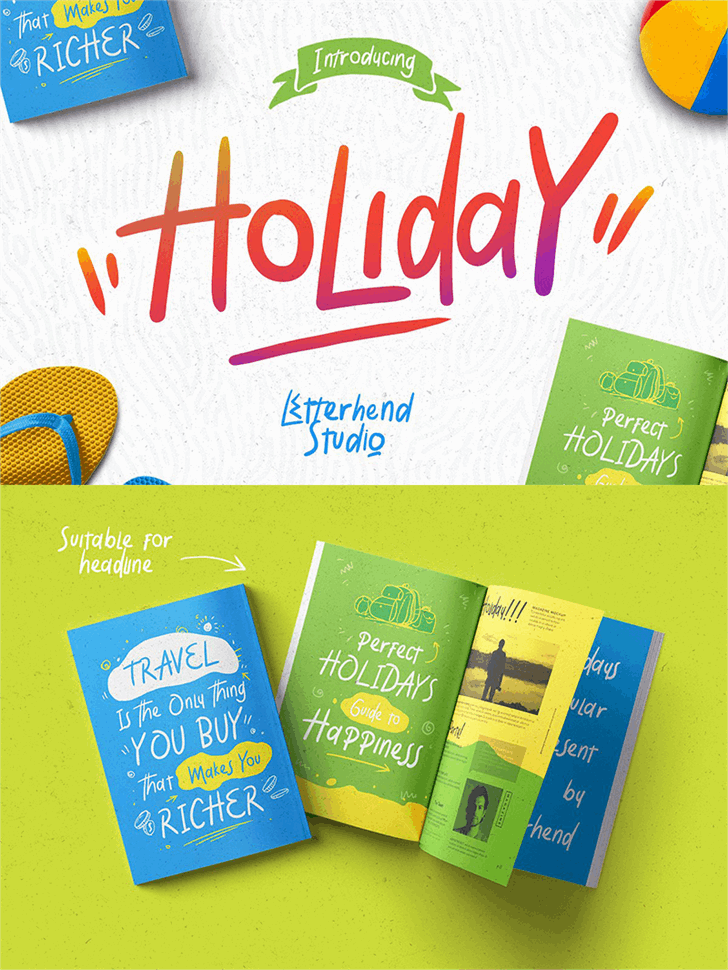 Holiday font插图1 Holiday font插图1