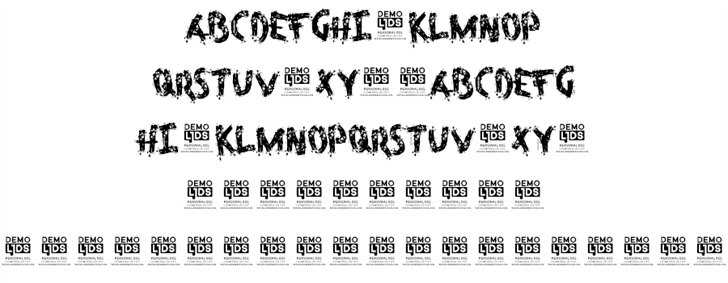 Metal Christmas Personal USE font插图3 Metal Christmas Personal USE font插图3