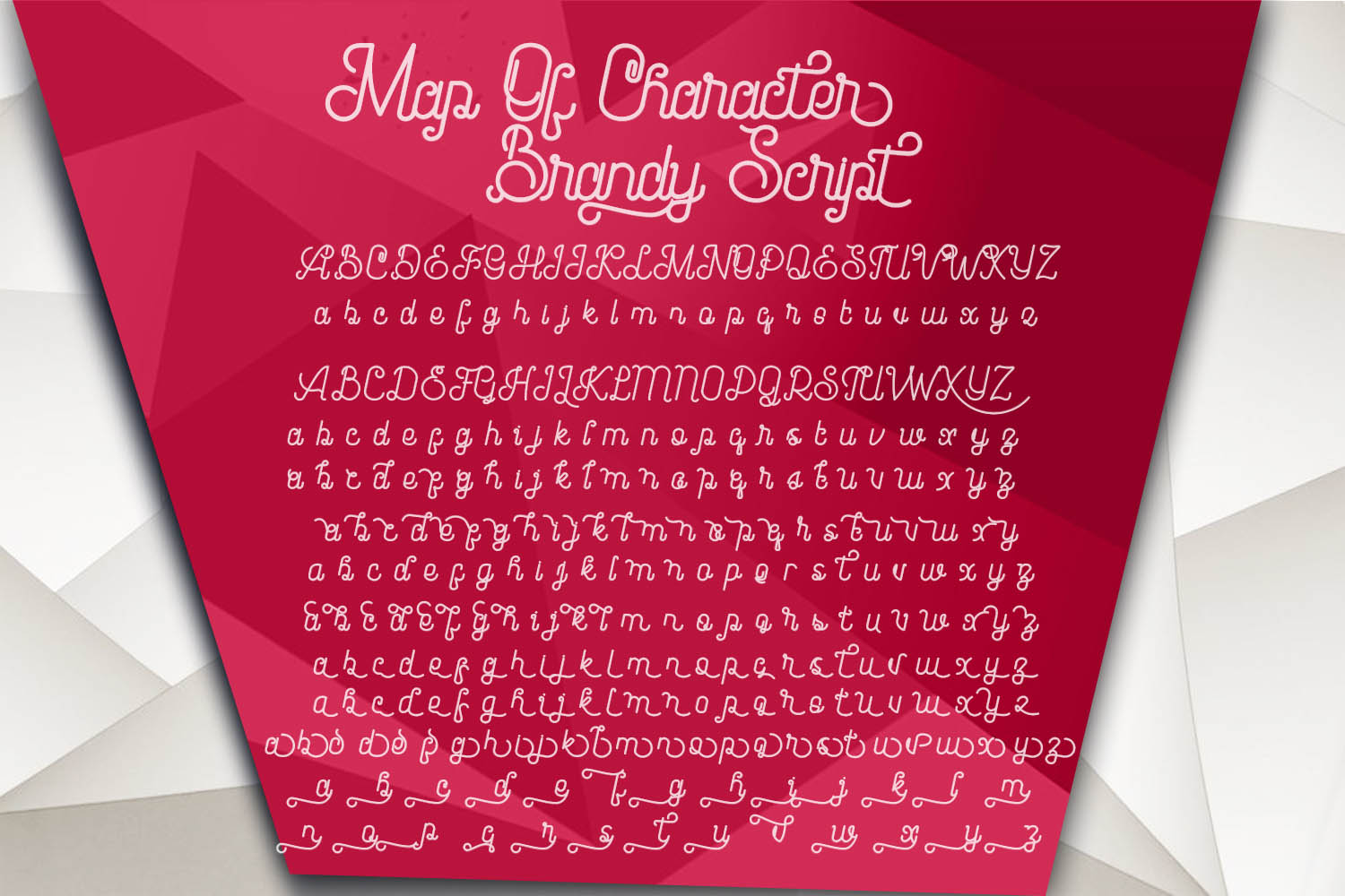 Brandy Monoline Duo Font插图1