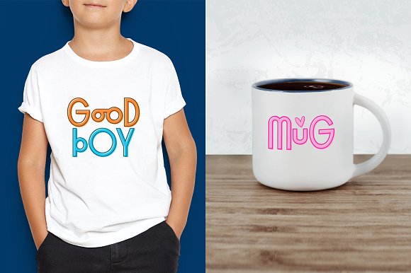 Hello Guys Layered Font插图1