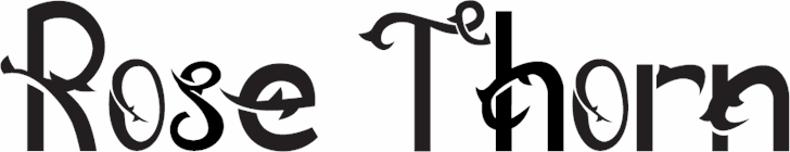 Luna thorn font插图