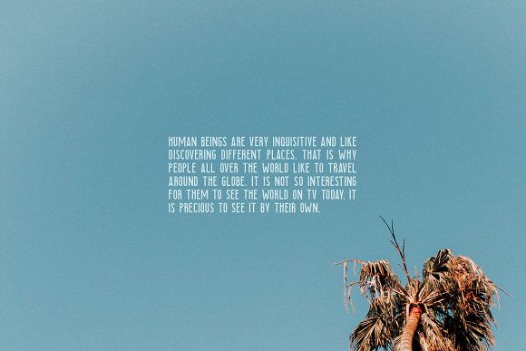 Searocks | A clean condensed font插图4