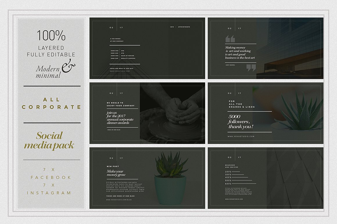 170+个社交媒体图片设计模板素材库精选合辑下载 1.82GB [psd]插图(12)