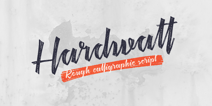 Hardwatt Font插图