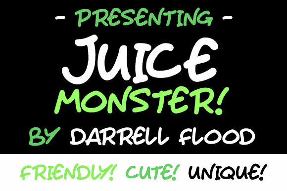 Juice Monster font插图 Juice Monster font插图