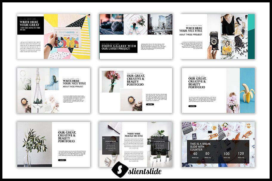 极简主义业务展示类幻灯片模板下载Lanja Multipurpose Presentation[key,pptx]插图(3)