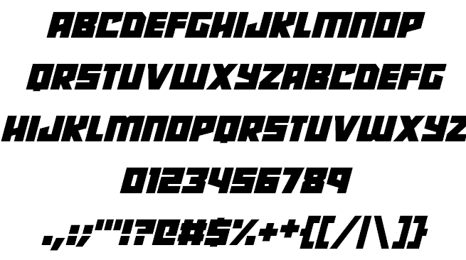 Robot Radicals font插图2 Robot Radicals font插图2