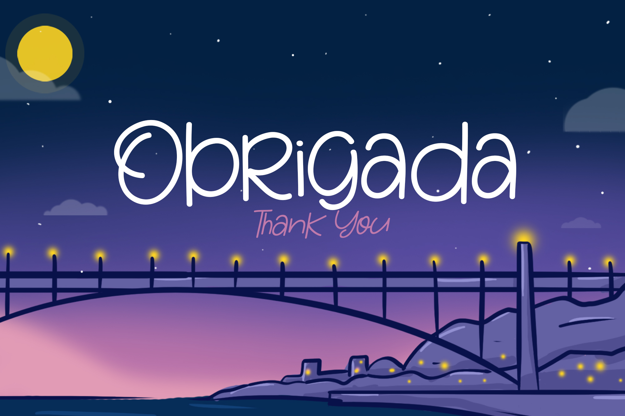 Night in Porto Other Font插图4