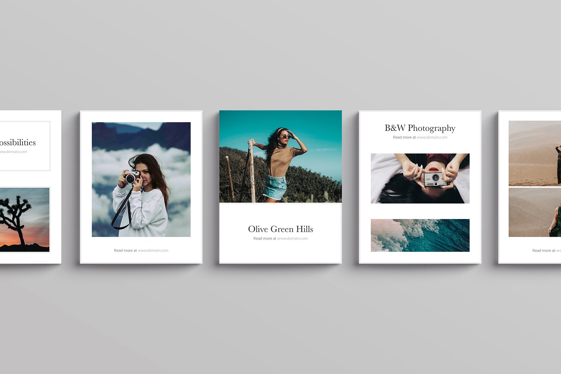 摄影家摄影爱好者社交媒体贴图模板素材库精选 Tuscany Social Media Templates插图(2)