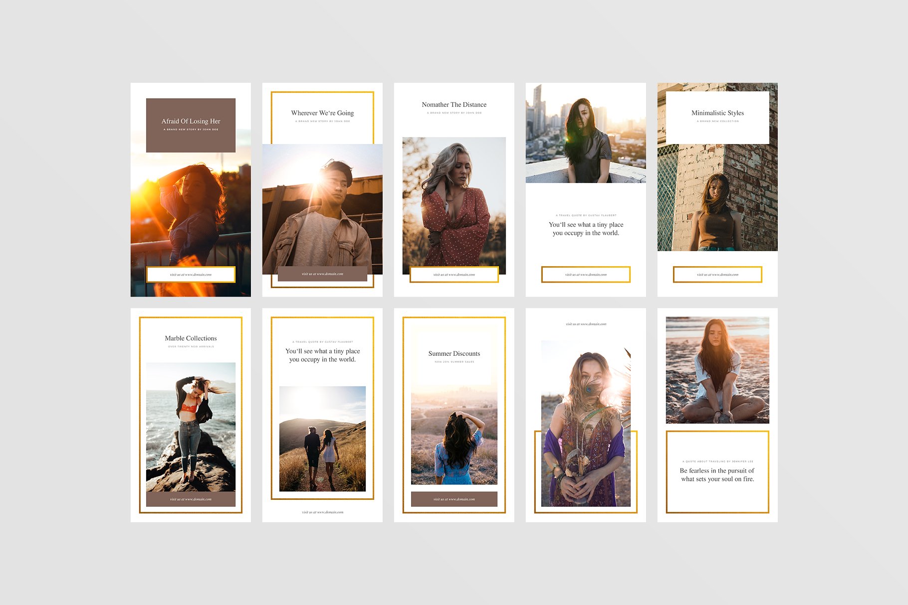 摄影大片既视感Ins故事贴图模板素材库精选 Brazil Instagram Stories插图(7)