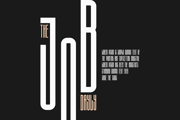 Calcio – Ultra Condensed Font插图3