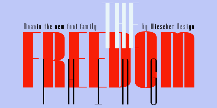 Moanin Font Family插图5