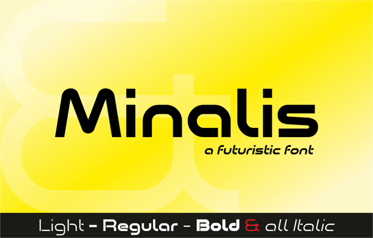 Minalis Demo font插图 Minalis Demo font插图