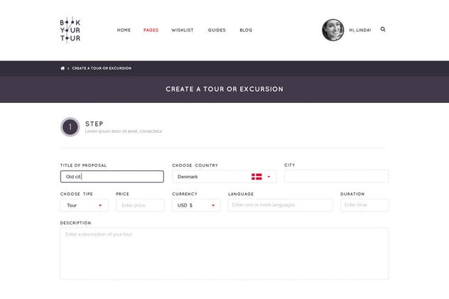 旅游代理公司旅游服务网站PSD模板素材库精选 Book Your Tour – Excursion Community PSD Template插图(15)