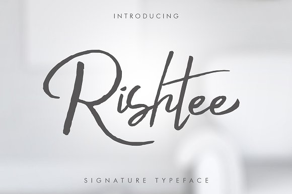 Rishtee Signature Font Family插图