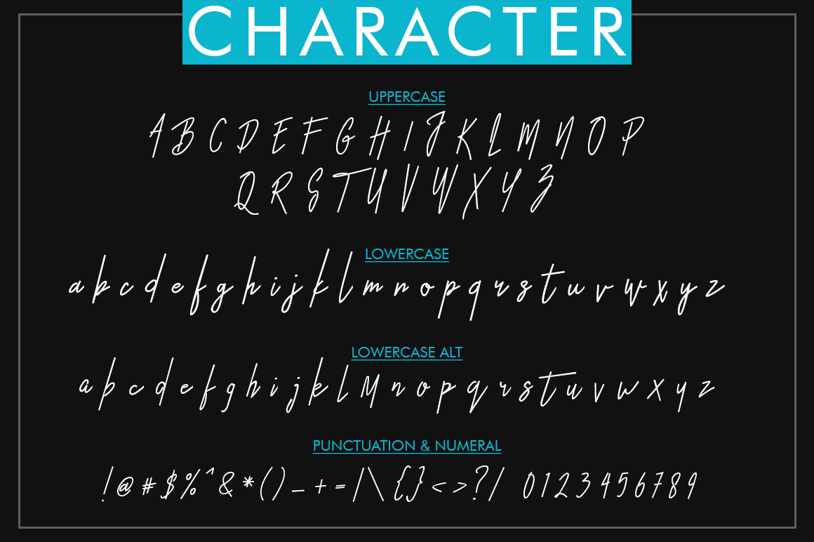 Otella Signature Font插图5