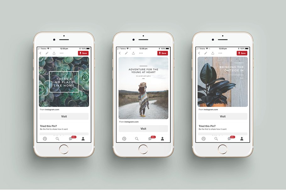 社交媒体平台Pinterest多用途贴图模板素材库精选 J U N I P E R  Pinterest Pack插图(4)